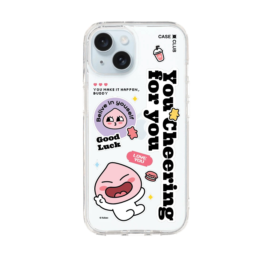 เคสใส iphone 15 kakao quote apeach